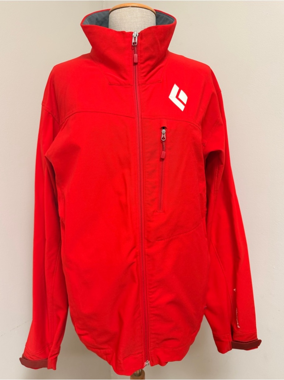 Black Diamond B.D.V Jacket Men’s Size L Red Schoeller Hiking Gorpcore